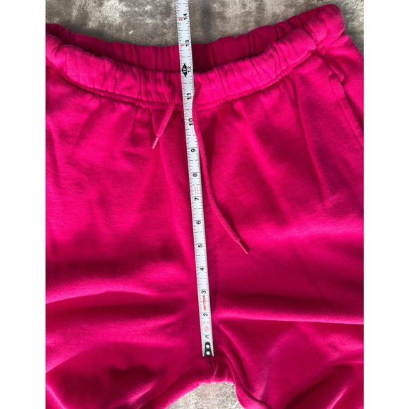 Old Navy Hot Pink Full Zip Sweatshirt Sweatpants Matching Set Womens Medium - Picture 11 of 12